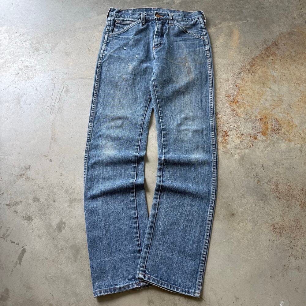 Vintage 80’s Roundhouse Relaxed Fit Distressed Retro Denim Jeans Size 29x31